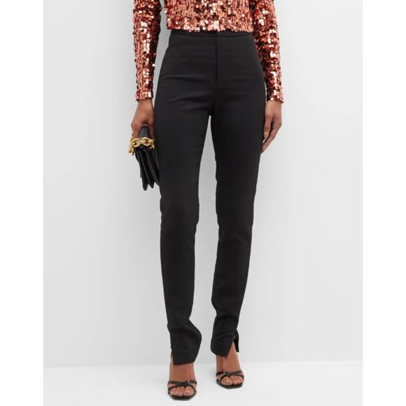 Smythe Pants - Smythe High-Waist Side Slit Dress Pants | Sz 4 (27), Black | New $450